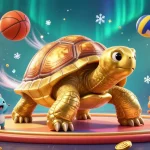Experience LUCKY88 with dynamic sports betting excitement, featuring a golden tortoise pinball machine amidst vibrant game elements.