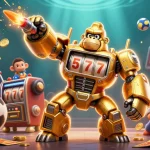 Experience thrilling gameplay at uu88 with dynamic sports and casino elements in this vibrant illustration.